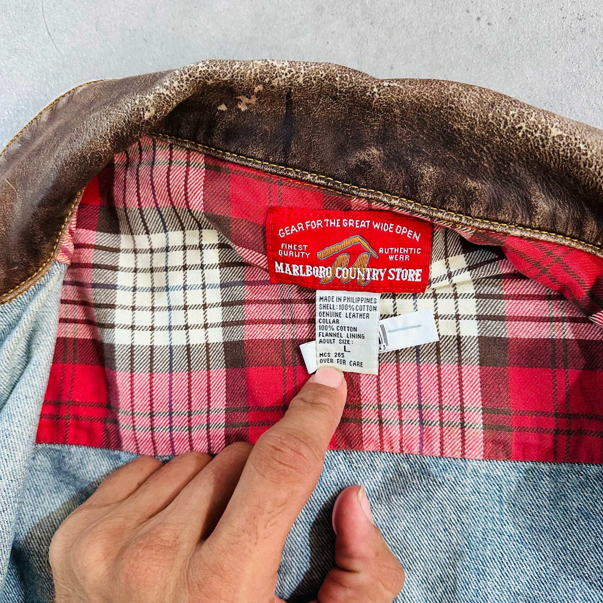 Vintage 70s-90s Marlboro Retro Denim Jackets