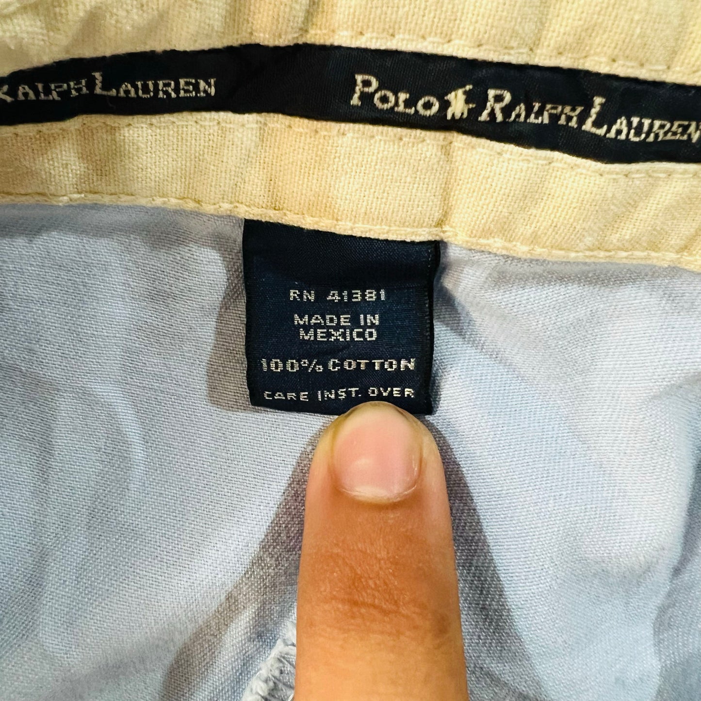 Vintage 70s-90s Mexico Ralph Lauren Pre-owned Luxury Shorts