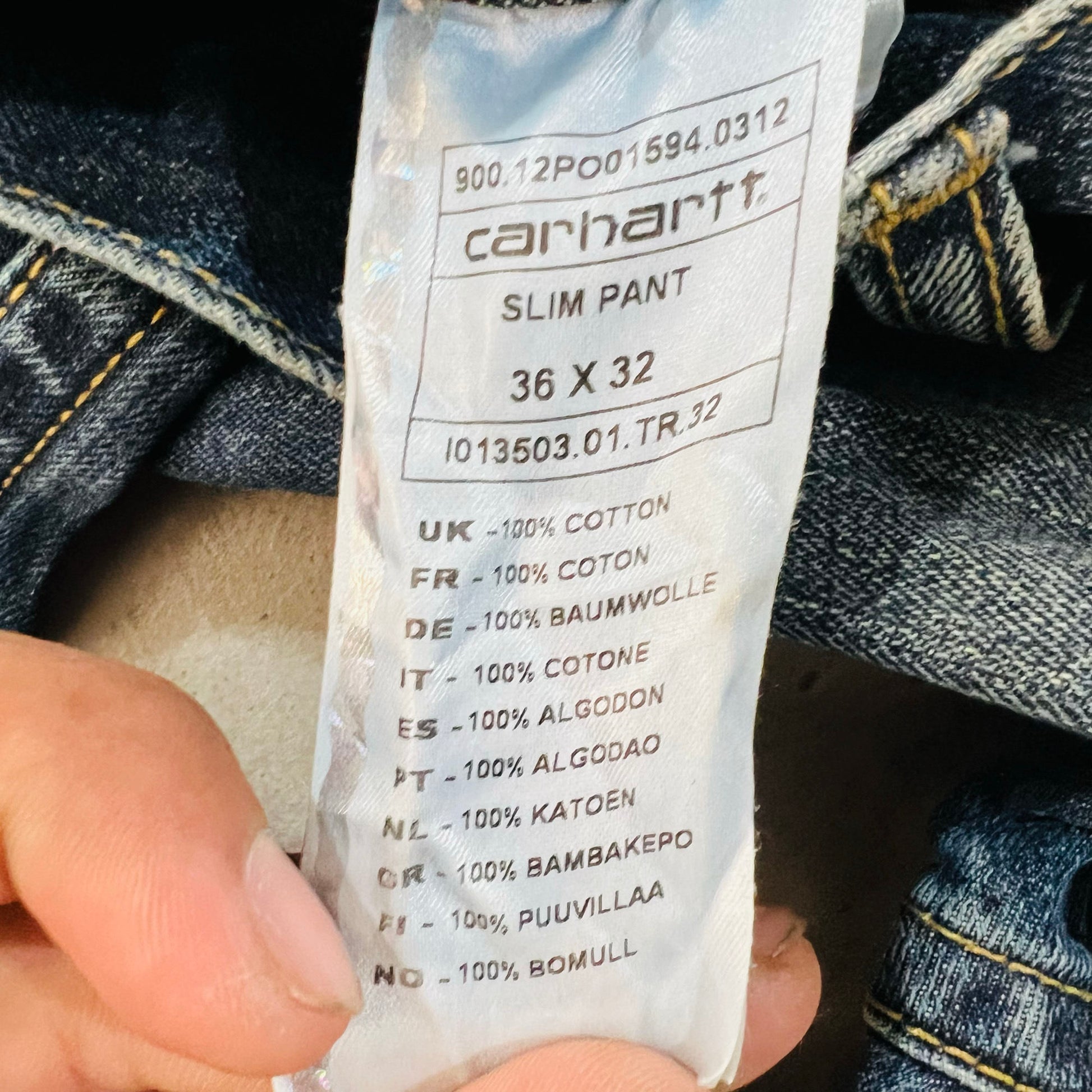 Vintage Carhartt Workwear Denim Pants