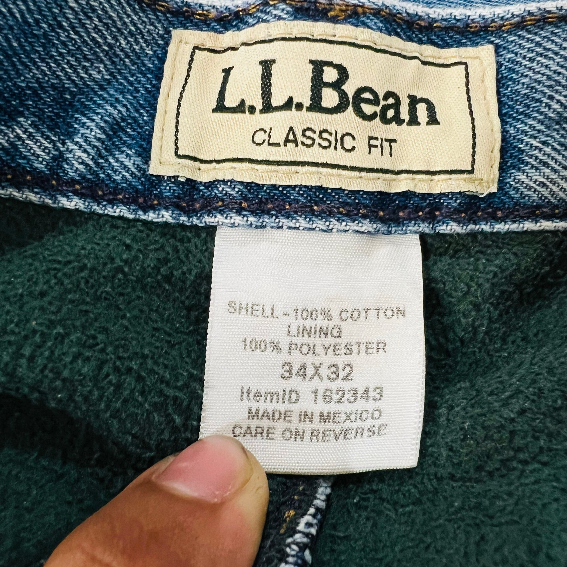 Vintage Mexico L.L.Bean Outdoor Denim Pants