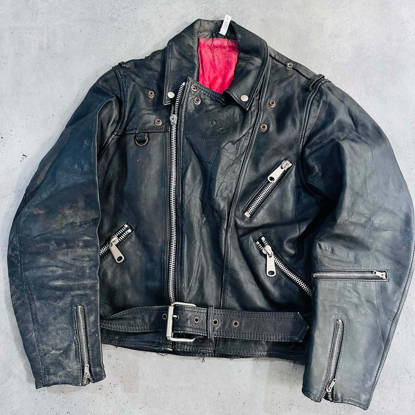 Vintage 70s-90s Retro Double Rider Leather Jackets
