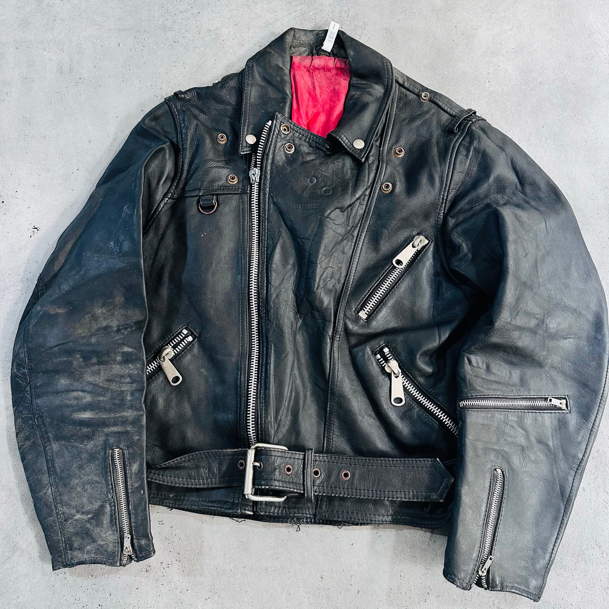 Vintage 70s-90s Retro Double Rider Leather Jackets