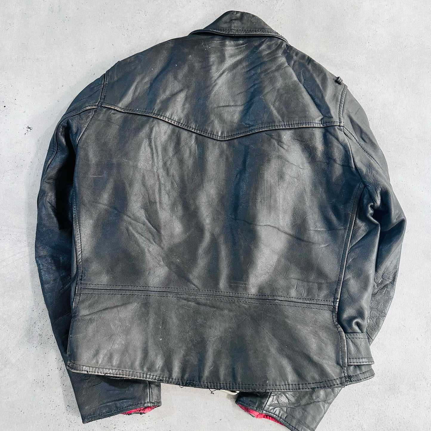 Vintage 70s-90s Retro Double Rider Leather Jackets
