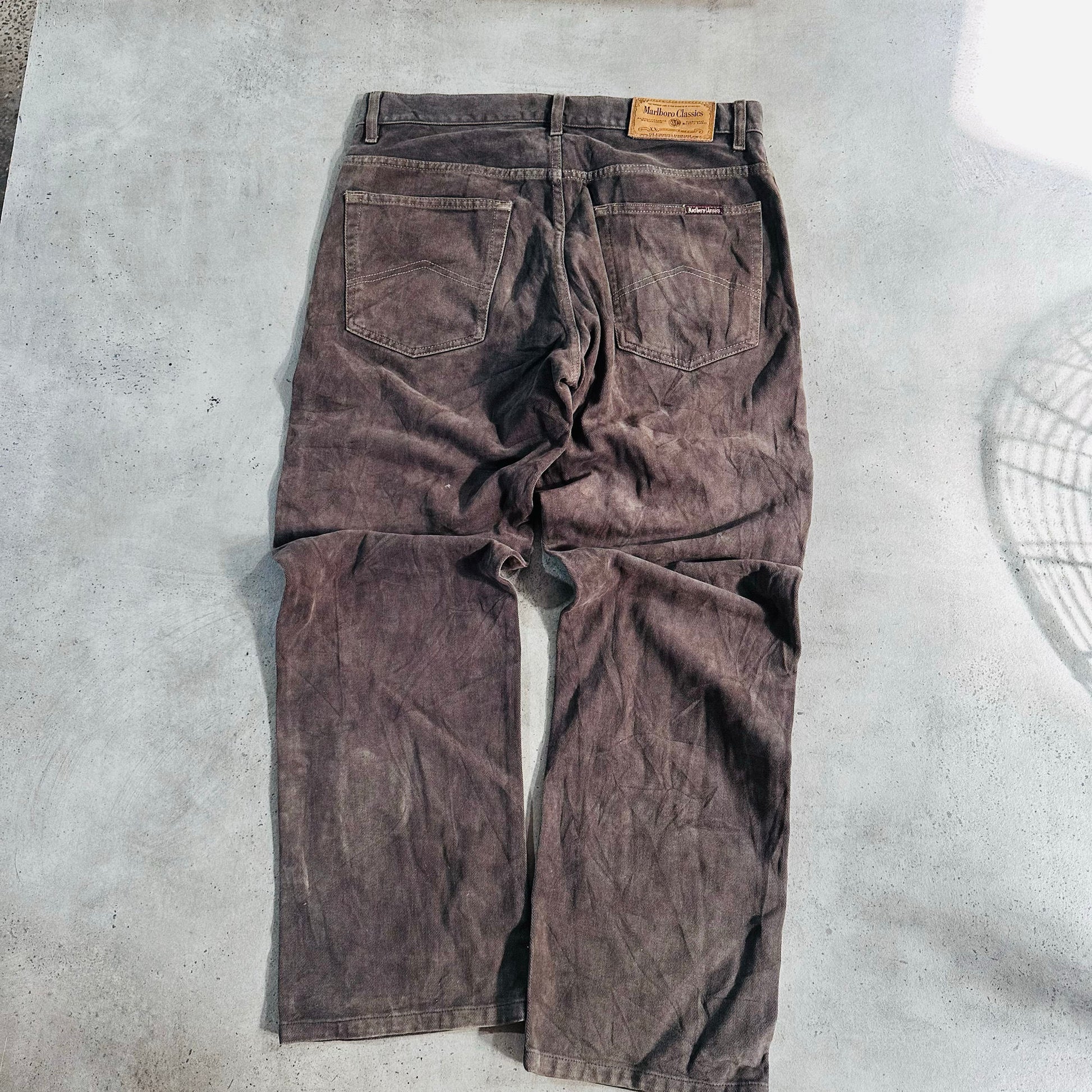 Vintage 70s-90s Marlboro Workwear Corduroy Pants