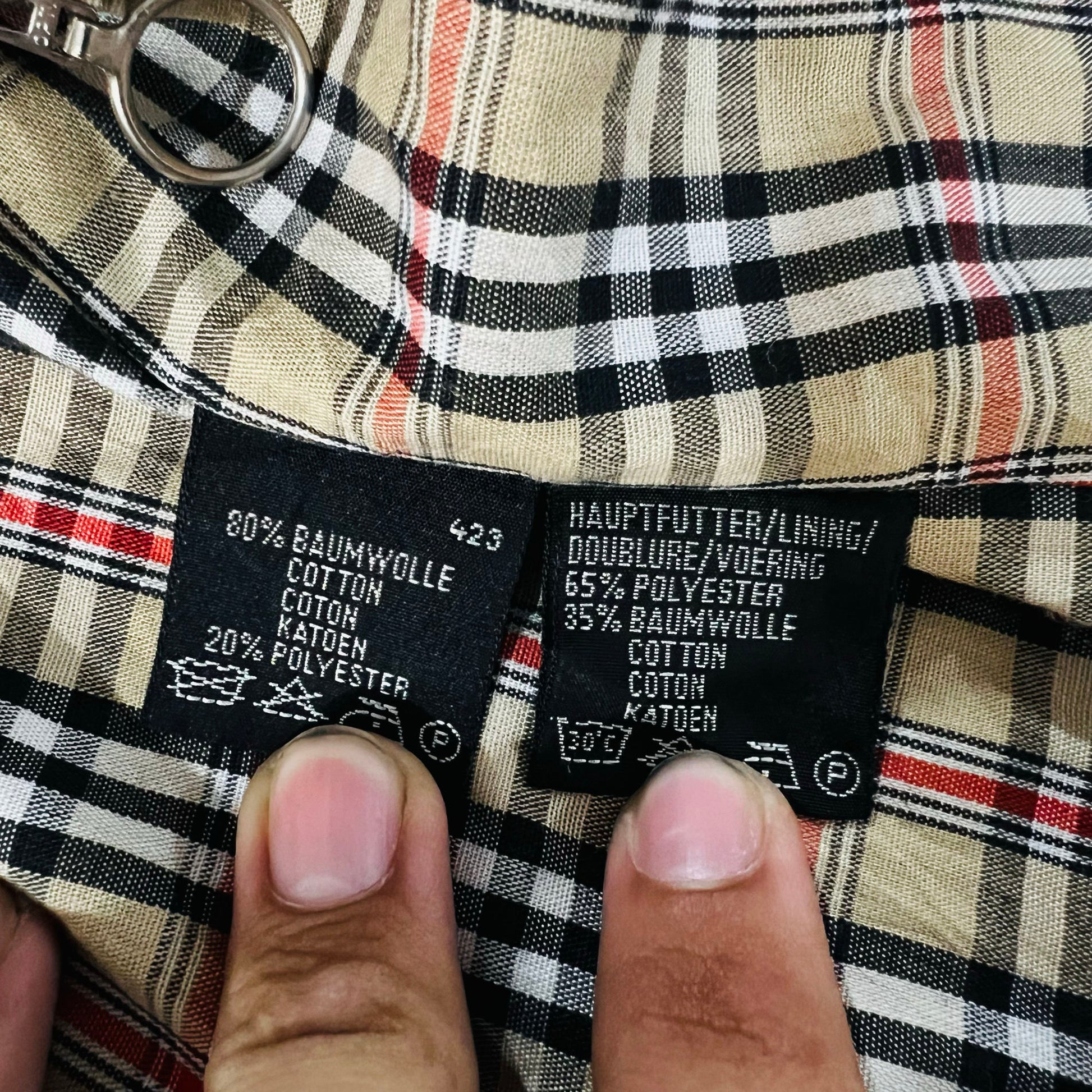 Vintage England Burberry Pre-owned Luxury Jackets