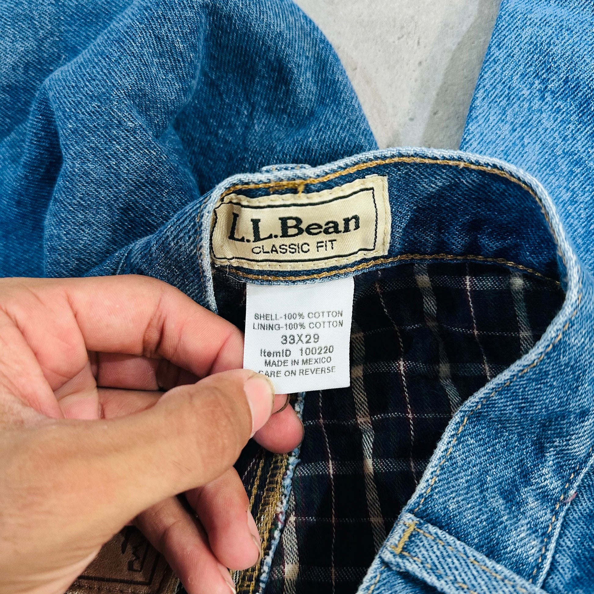 Vintage Mexico L.L.Bean Retro Denim Pants