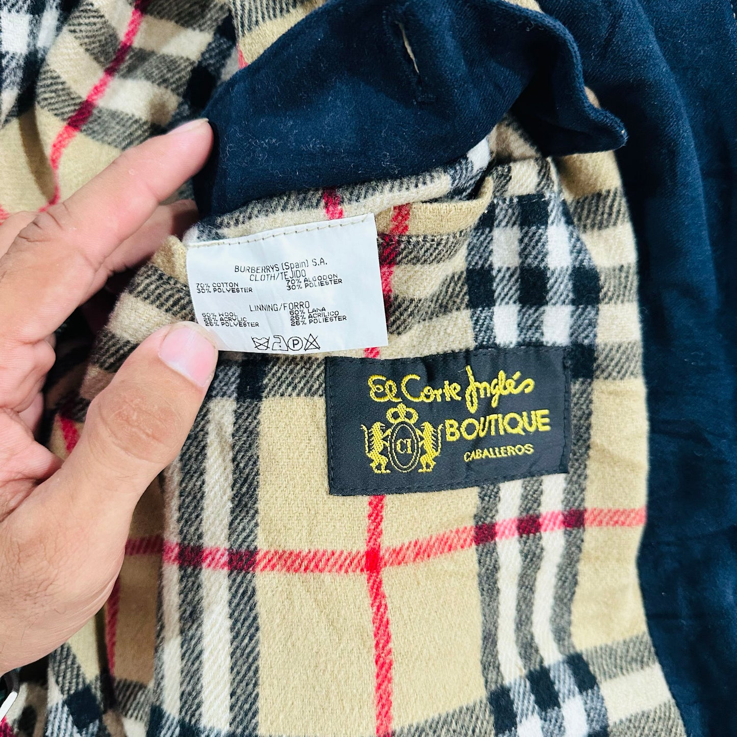 Vintage 70s-90s Spain Burberry Pre-owned Luxury Jackets