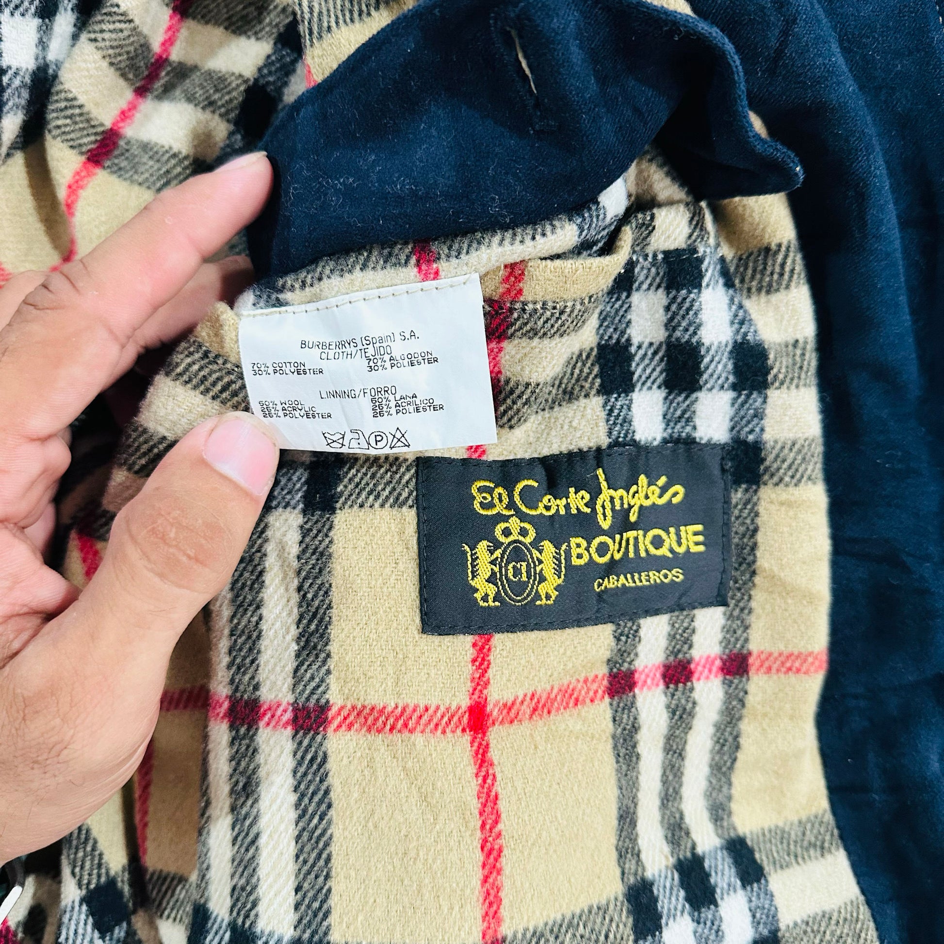 Vintage 70s-90s Spain Burberry Pre-owned Luxury Jackets