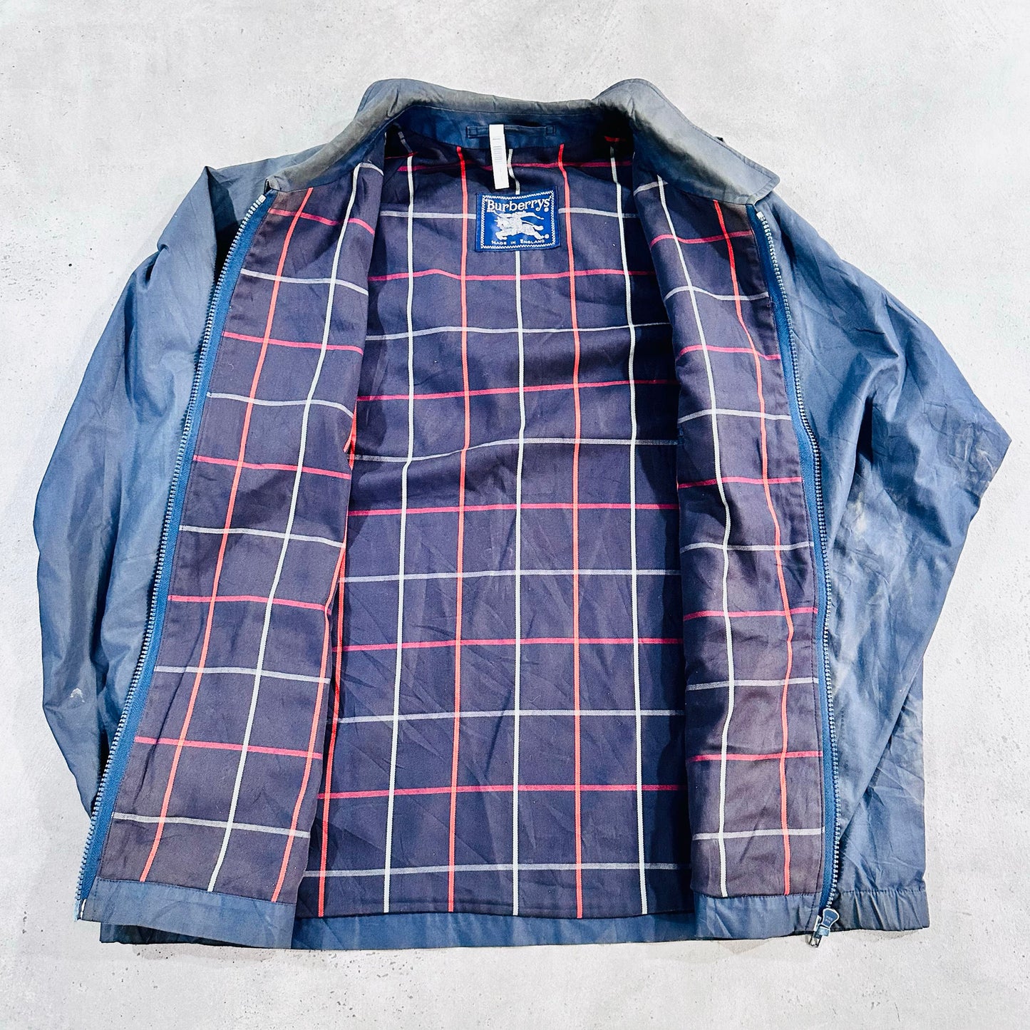 Vintage 70s-90s England Burberry Pre-owned Luxury Harrington Jackets