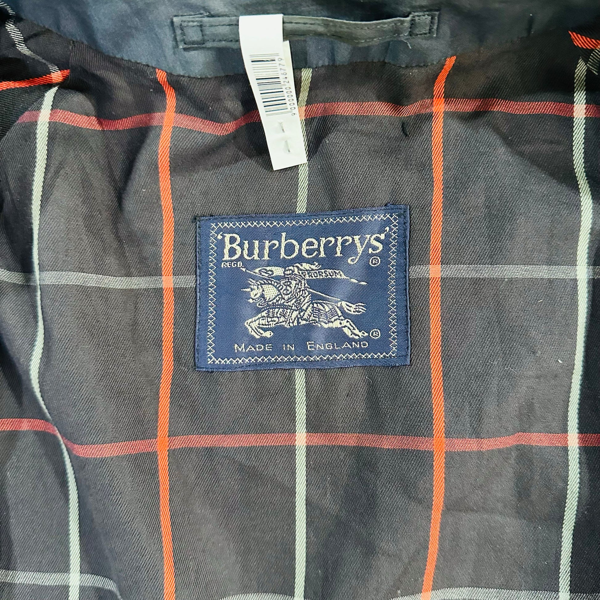 Vintage 70s-90s England Burberry Pre-owned Luxury Harrington Jackets