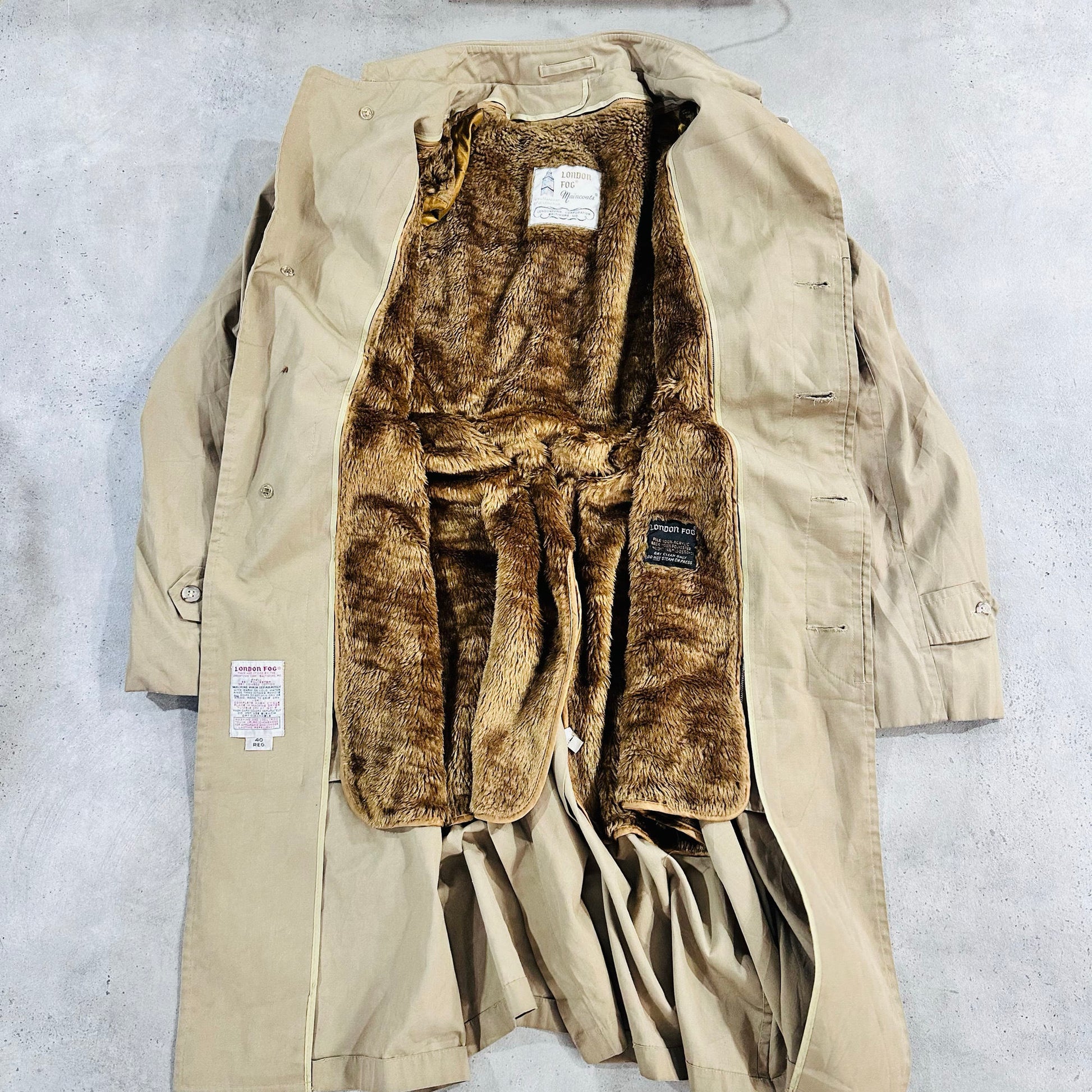 Vintage 70s-90s USA London Fog Retro Trench Coats