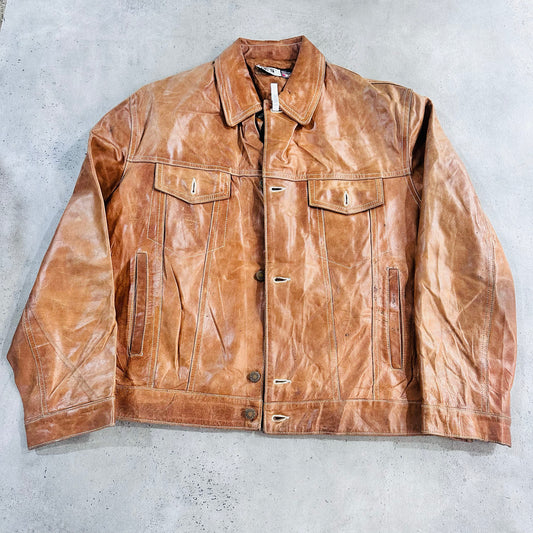 Vintage Italy Retro Leather Jackets