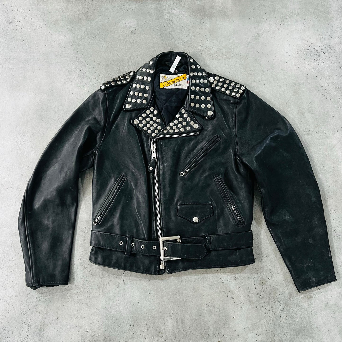 Vintage 70s-90s USA Schott Retro Double Rider Leather Jackets
