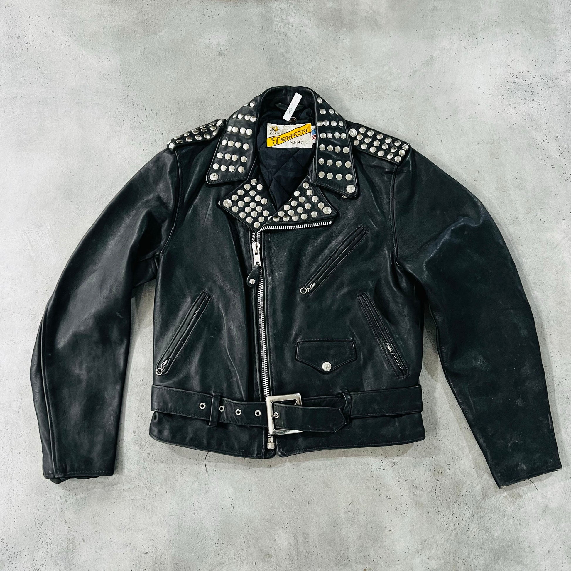 Vintage 70s-90s USA Schott Retro Double Rider Leather Jackets