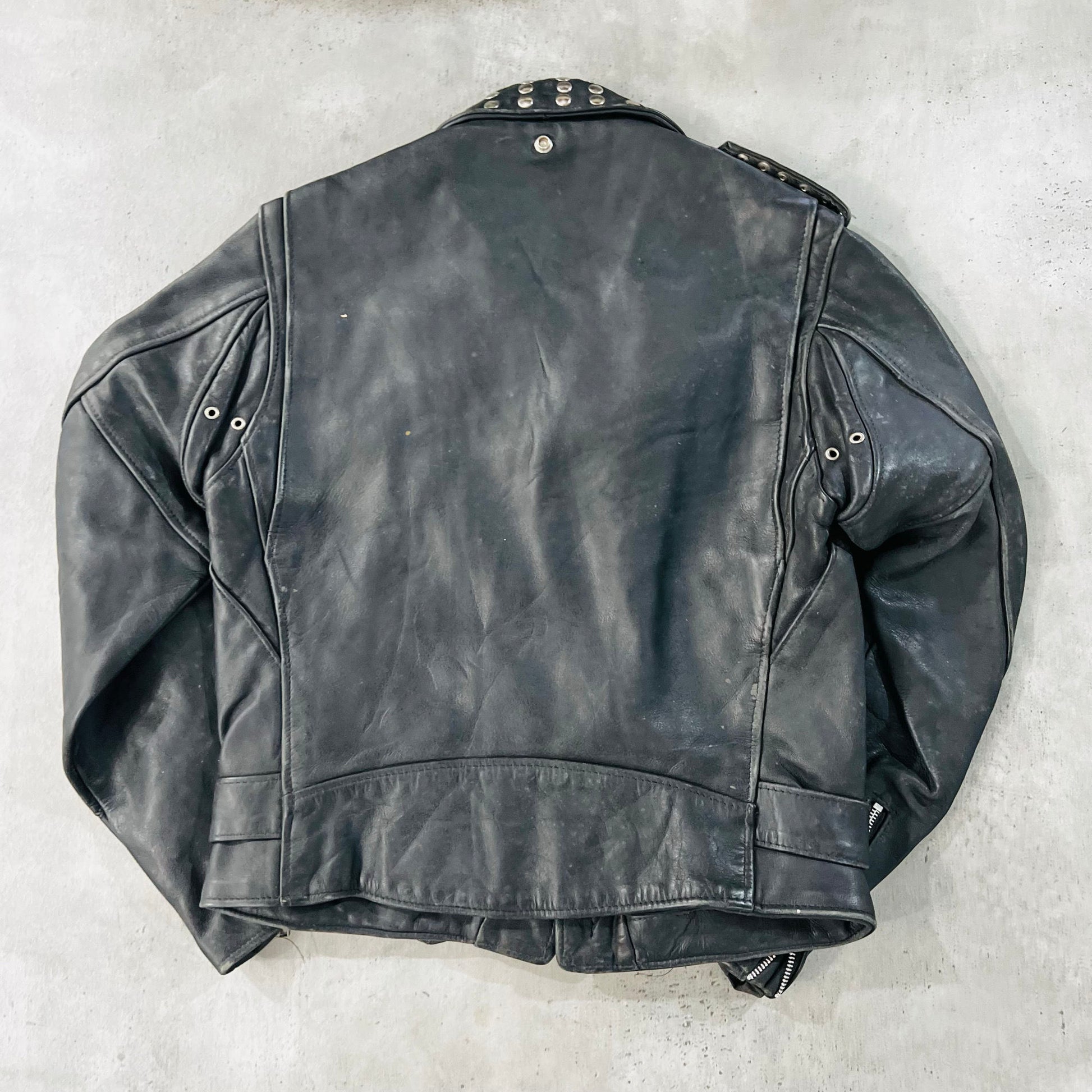Vintage 70s-90s USA Schott Retro Double Rider Leather Jackets