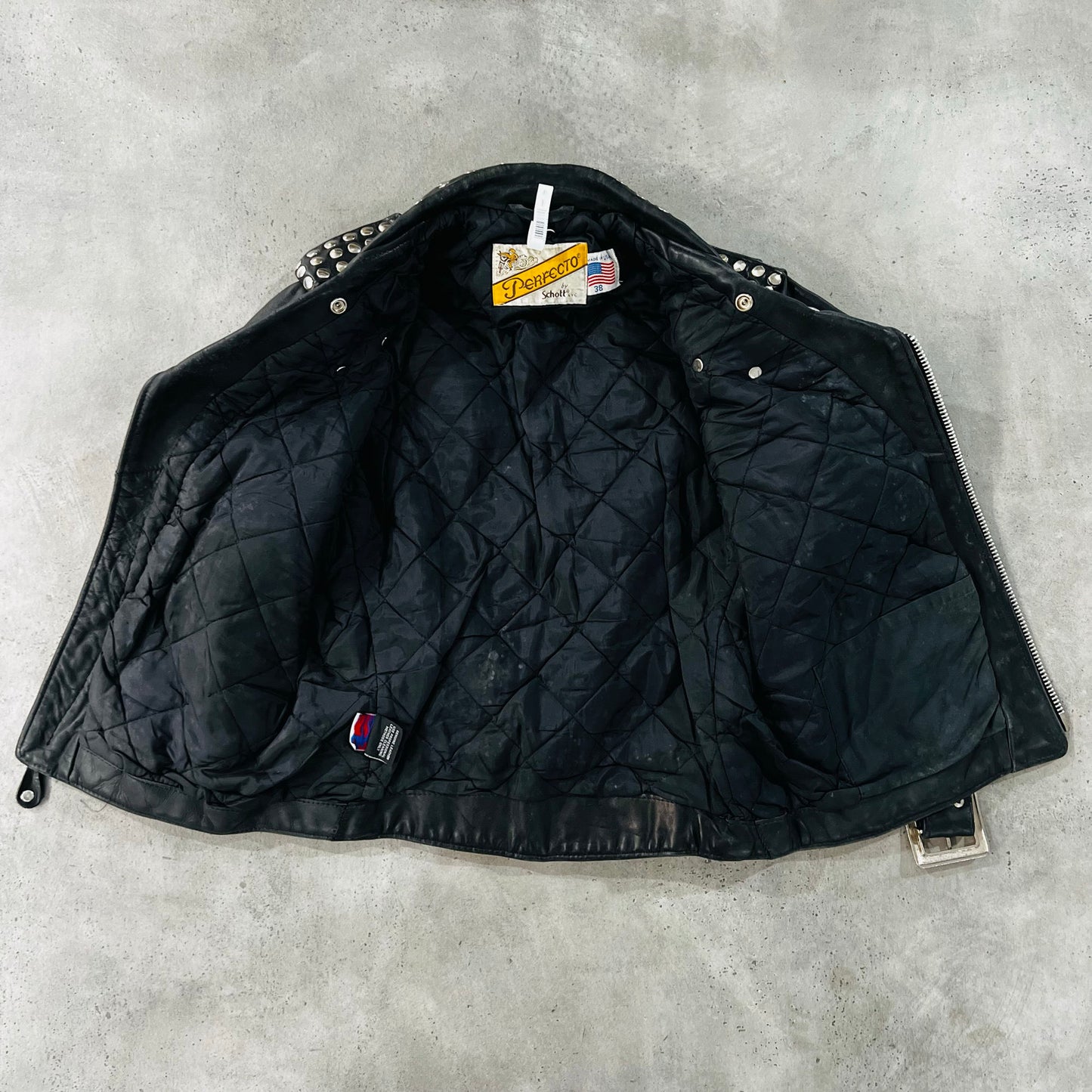 Vintage 70s-90s USA Schott Retro Double Rider Leather Jackets