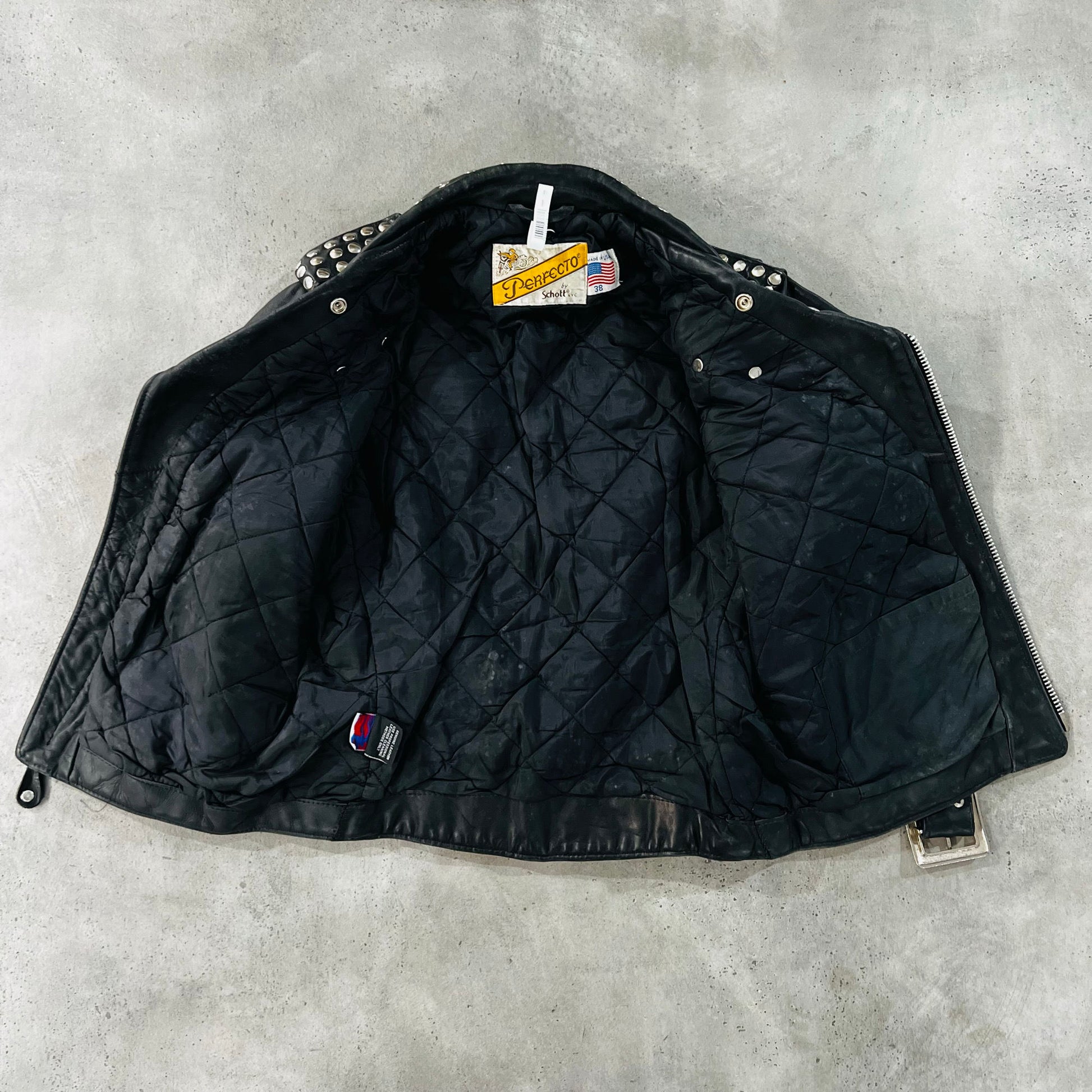 Vintage 70s-90s USA Schott Retro Double Rider Leather Jackets