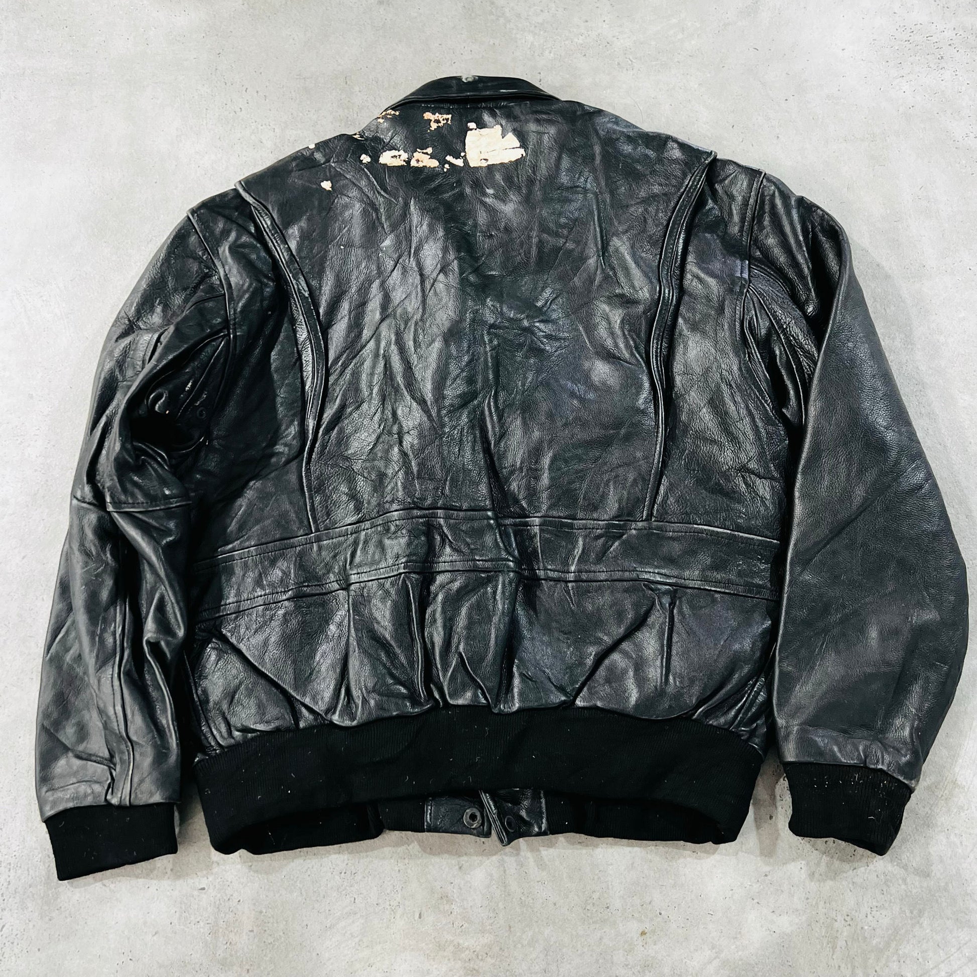 Vintage 70s-90s France Retro Flight Leather Jackets