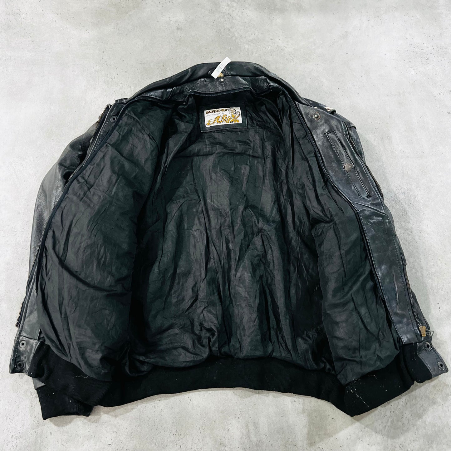 Vintage 70s-90s France Retro Flight Leather Jackets