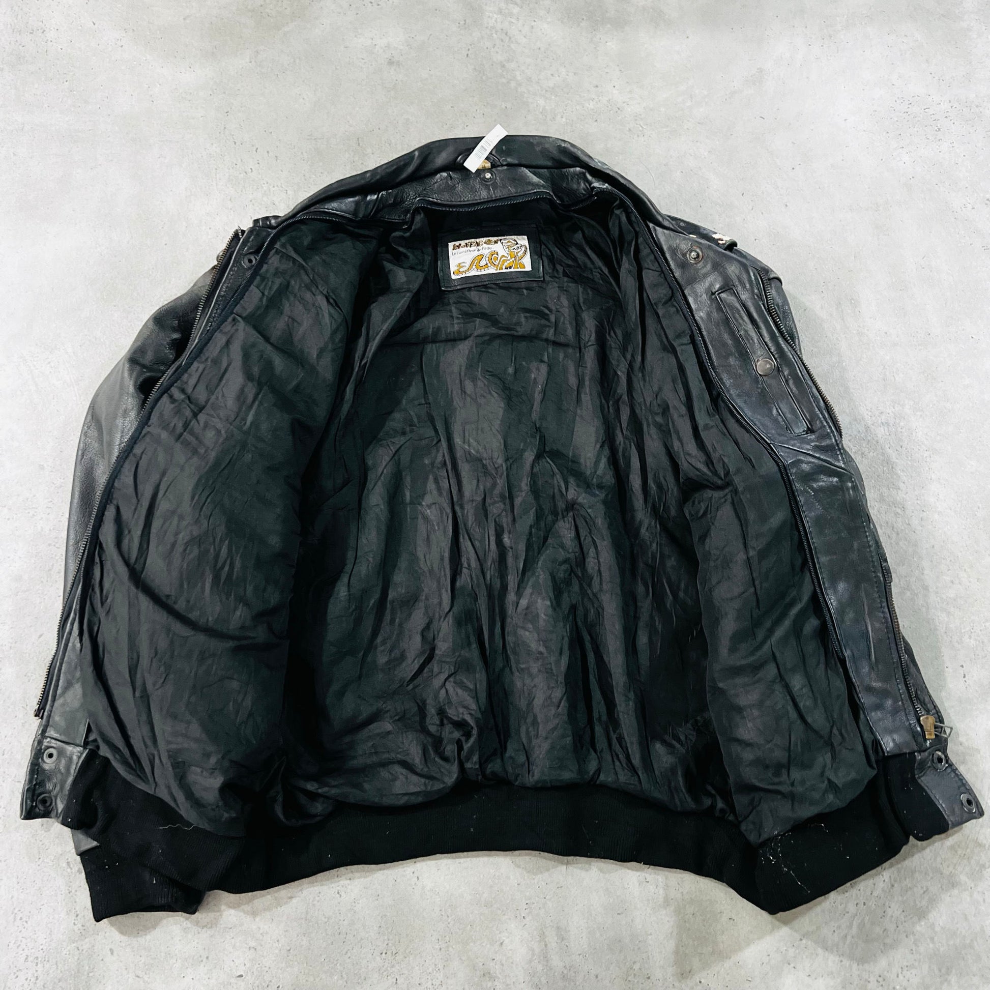 Vintage 70s-90s France Retro Flight Leather Jackets