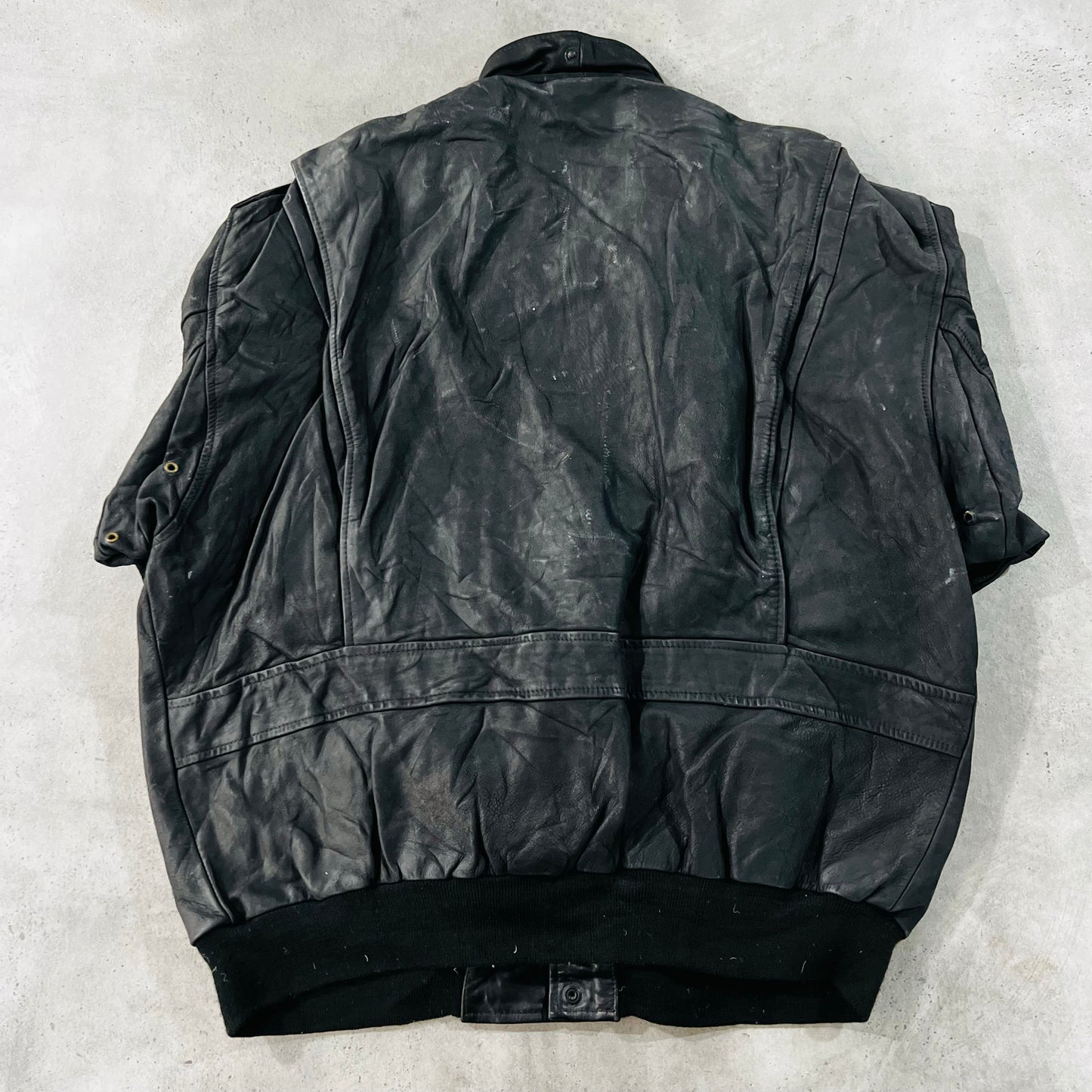 Vintage 70s-90s France Retro Flight Leather Jackets