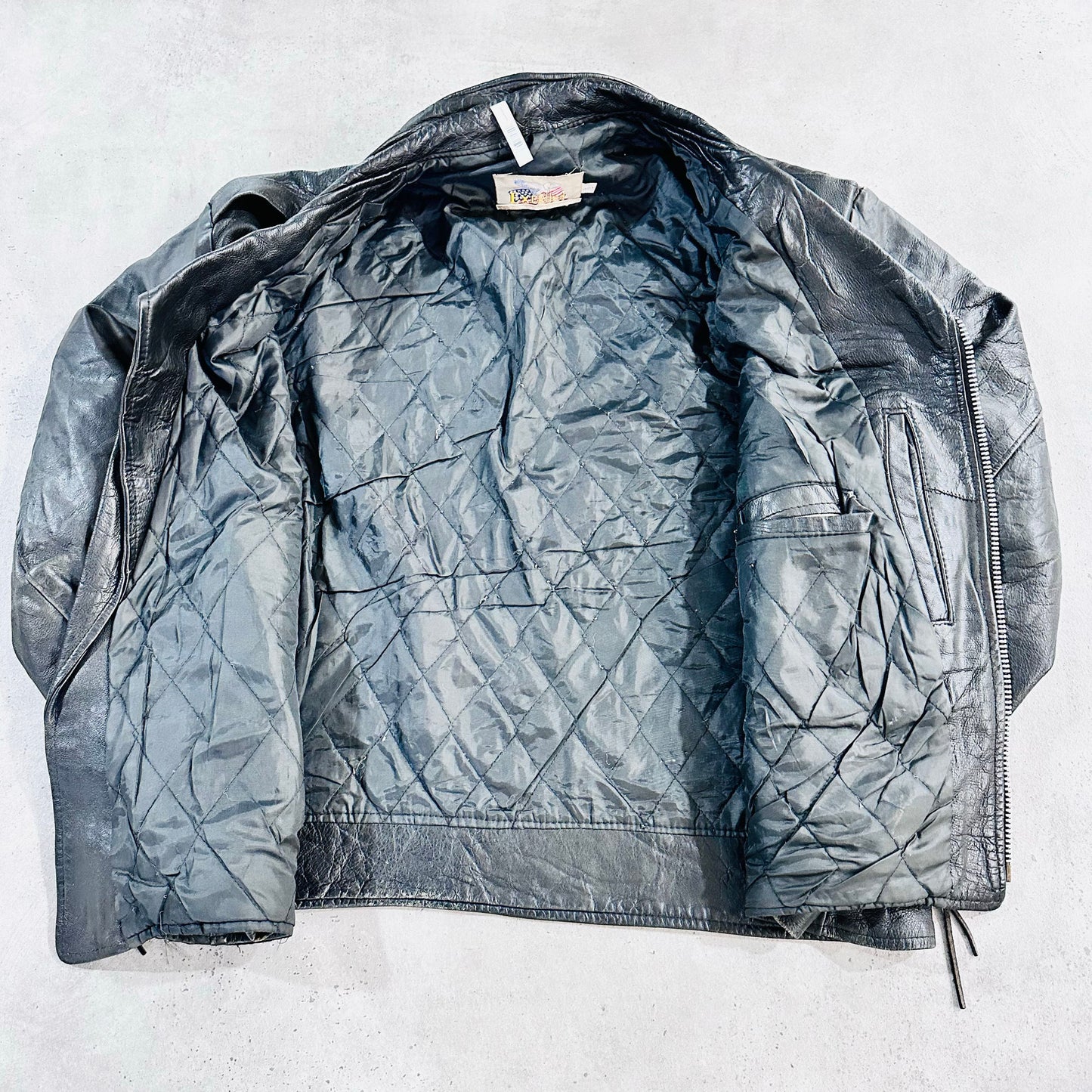 Vintage 70s-90s USA Retro Double Rider Leather Jackets