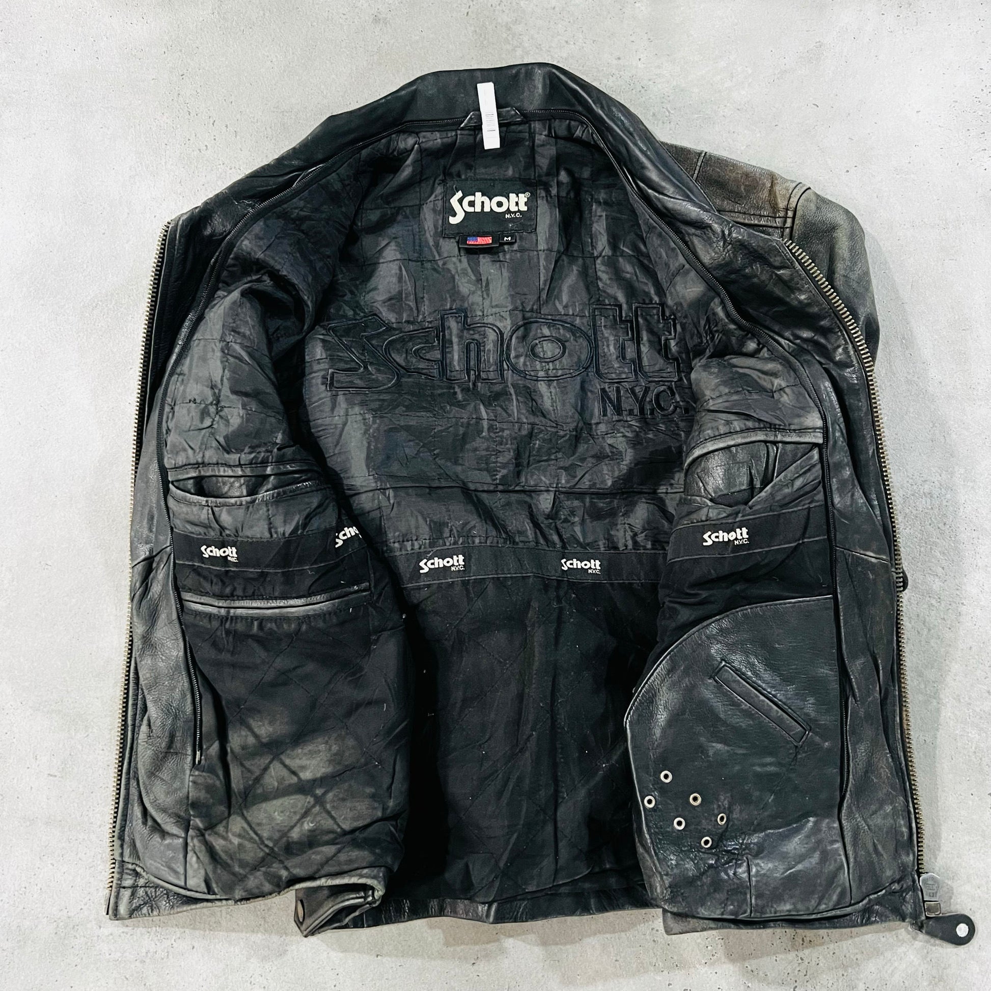 Vintage USA Schott Retro Leather Jackets