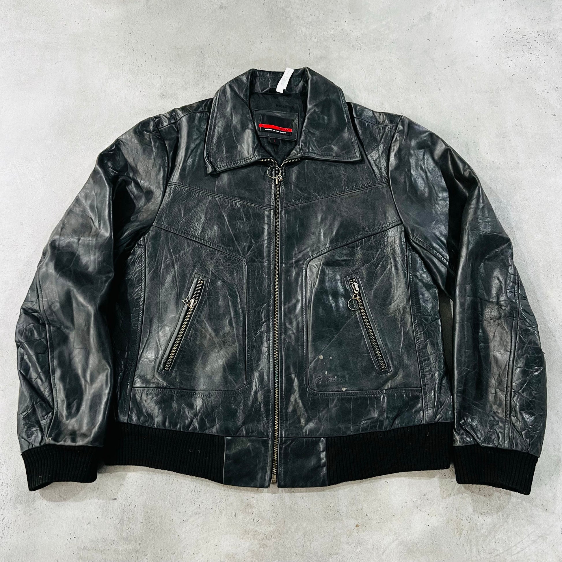 Vintage 70s-90s France Redskins Retro Flight Leather Jackets