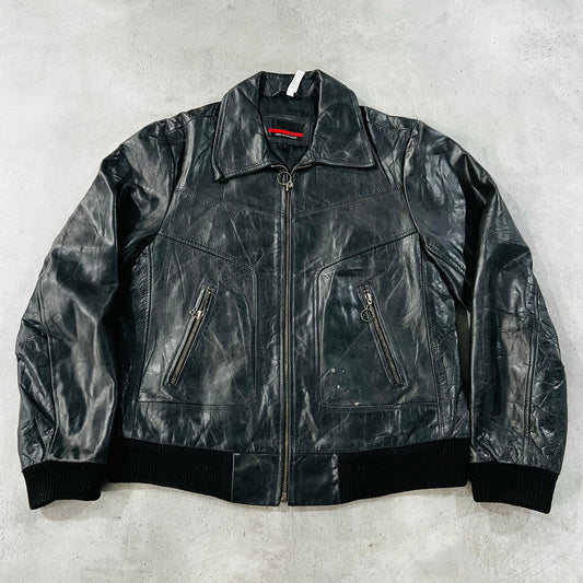 Vintage 70s-90s France Redskins Retro Flight Leather Jackets