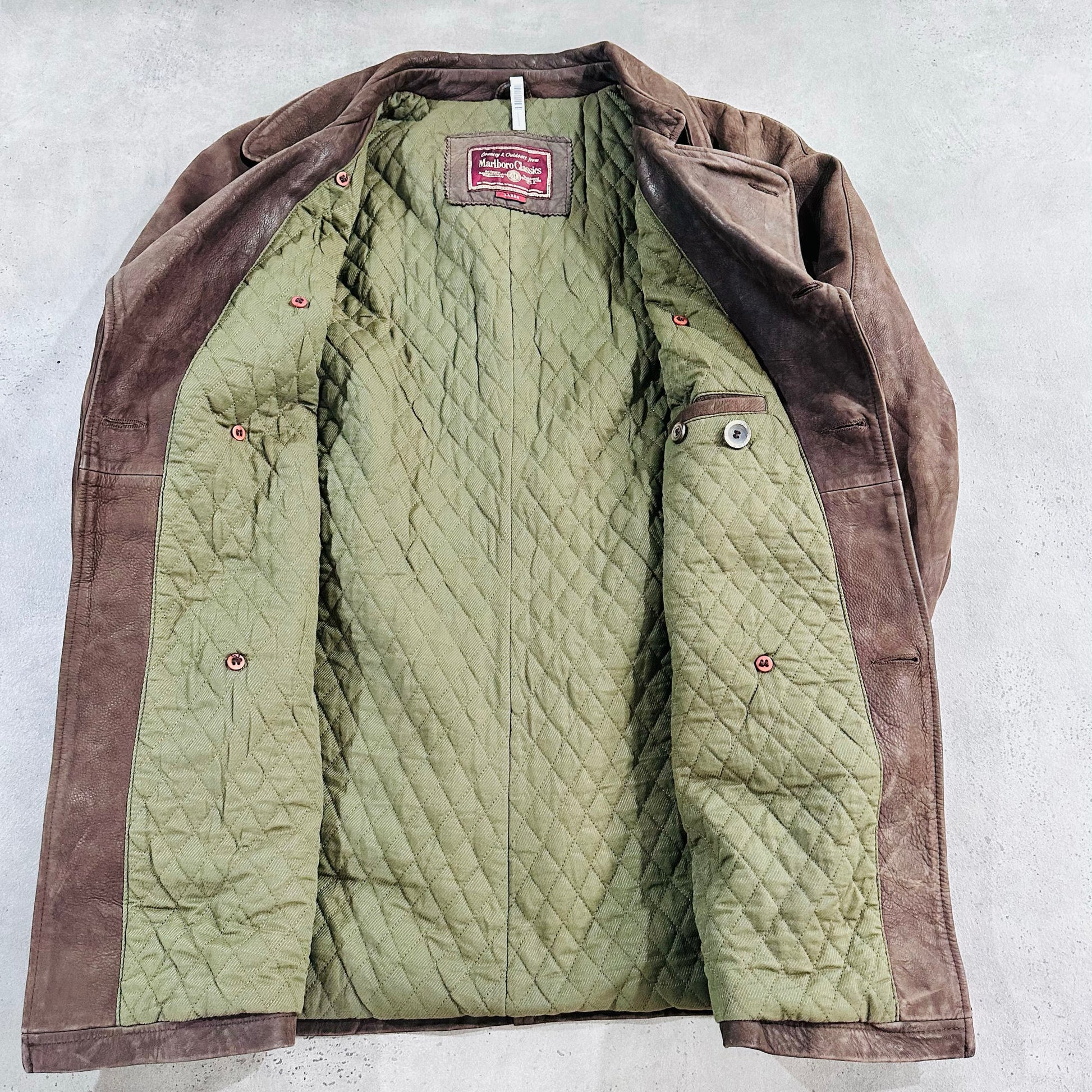 Vintage 70s-90s Italy Marlboro Retro Leather Jackets