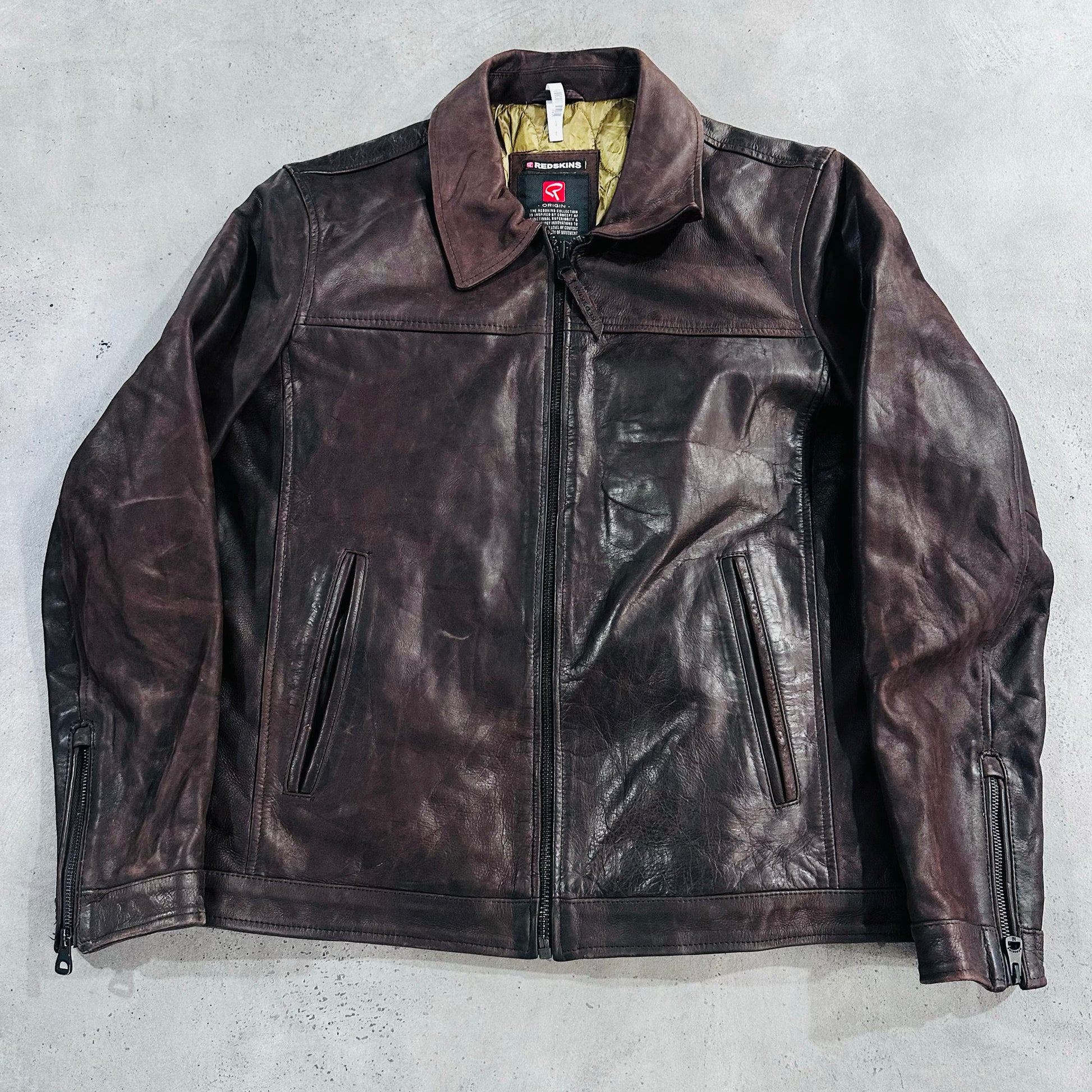 Vintage Redskins Retro Leather Jackets