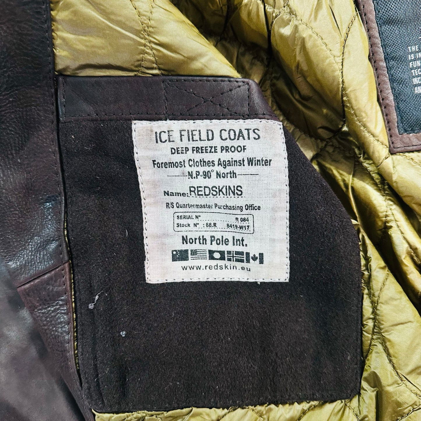 Vintage Redskins Retro Leather Jackets