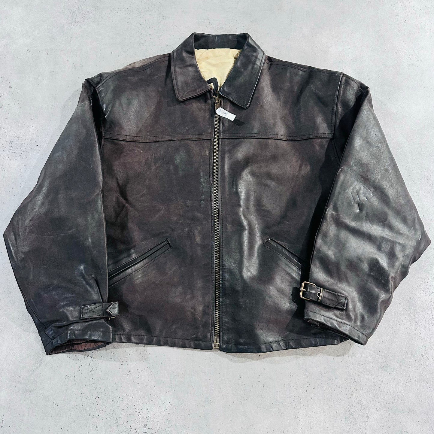 Vintage Italy Retro Leather Jackets