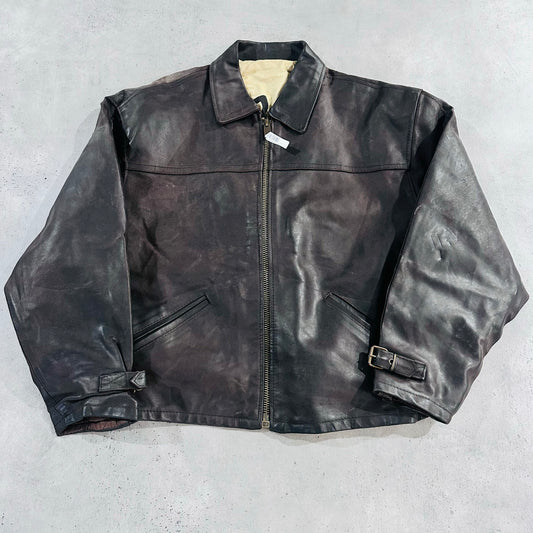 Vintage Italy Retro Leather Jackets