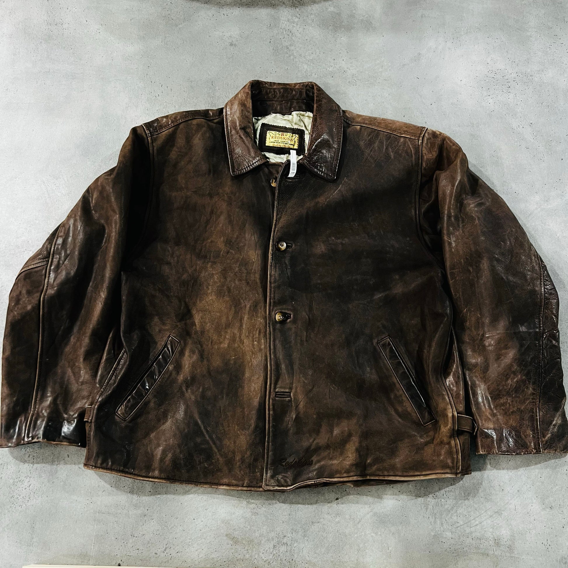 Vintage 70s-90s France Redskins Retro Leather Jackets