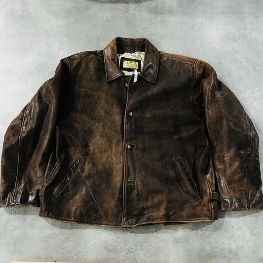 Vintage 70s-90s France Redskins Retro Leather Jackets