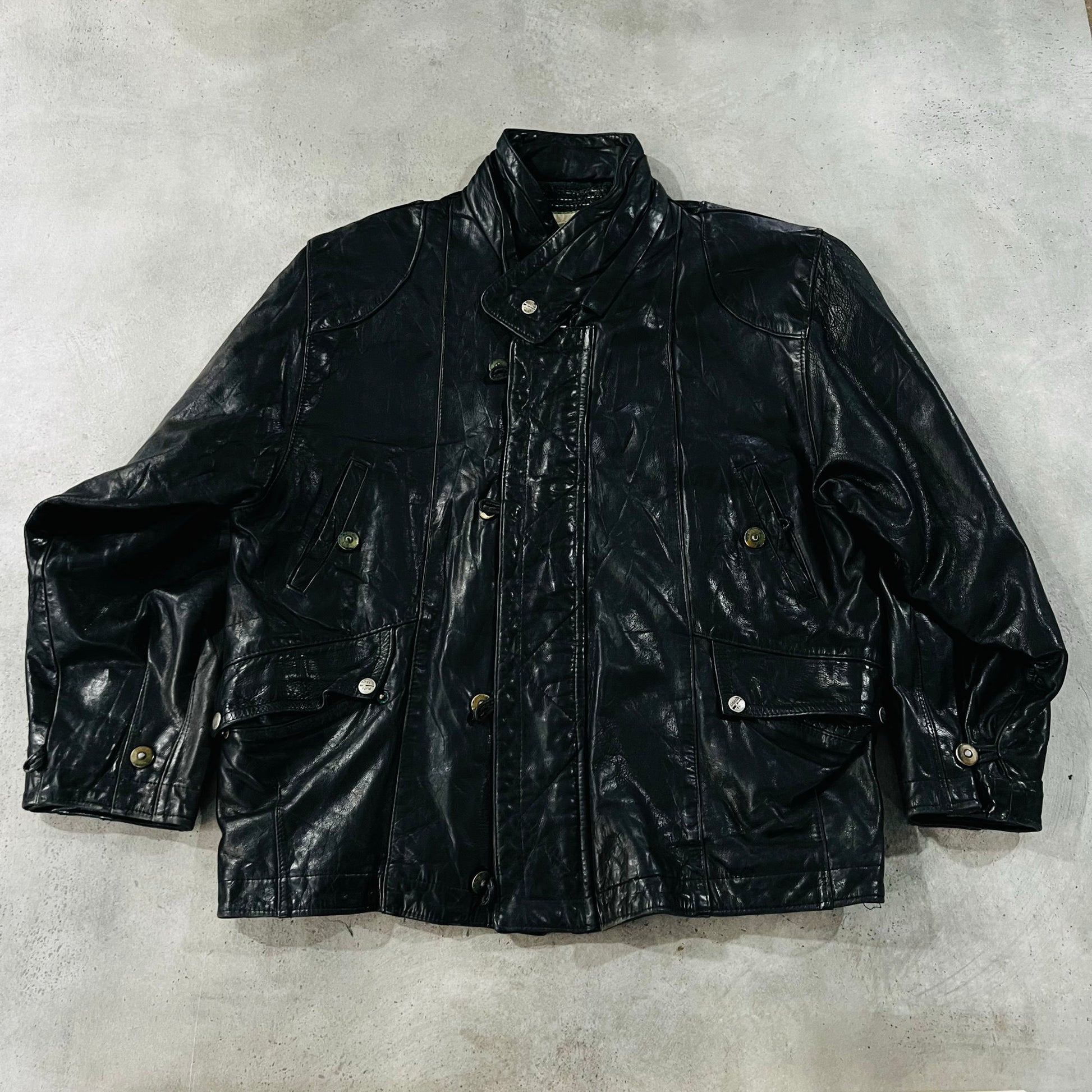 Vintage 70s-90s France Retro Leather Jackets