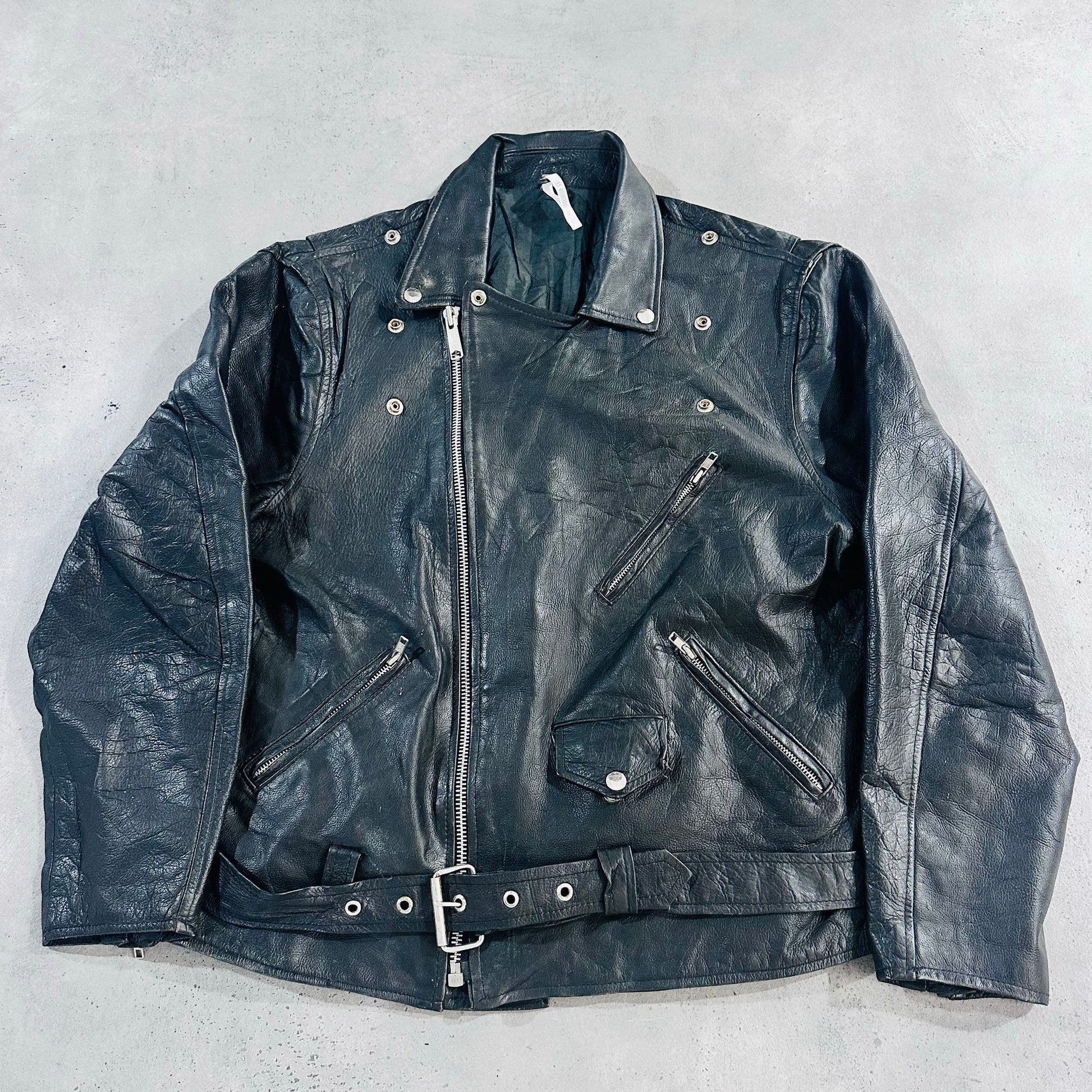 Vintage 70s-90s Retro Double Rider Leather Jackets