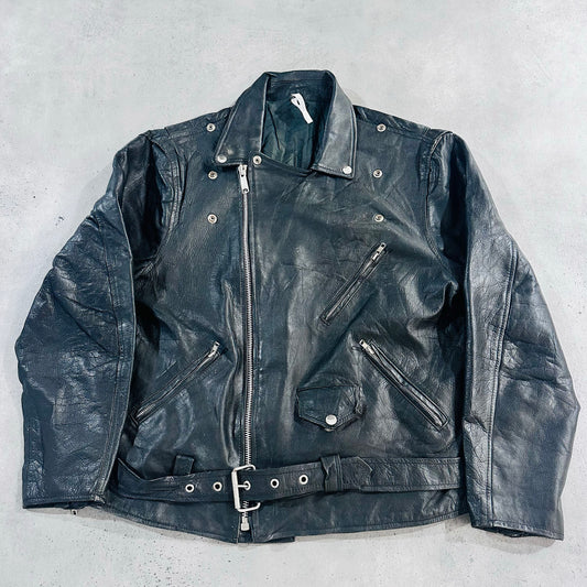 Vintage 70s-90s Retro Double Rider Leather Jackets