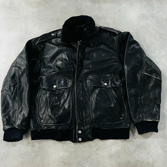Vintage 70s-90s Military Flight Leather Jackets