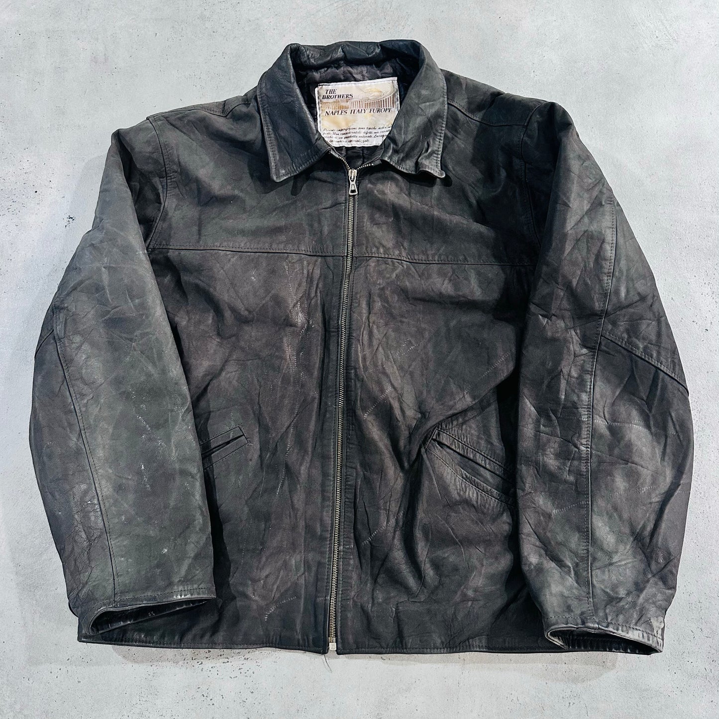 Vintage 70s-90s Italy Retro Leather Jackets