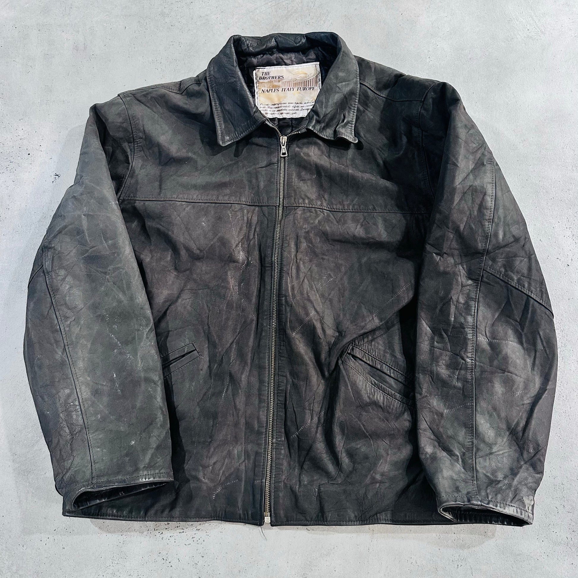 Vintage 70s-90s Italy Retro Leather Jackets