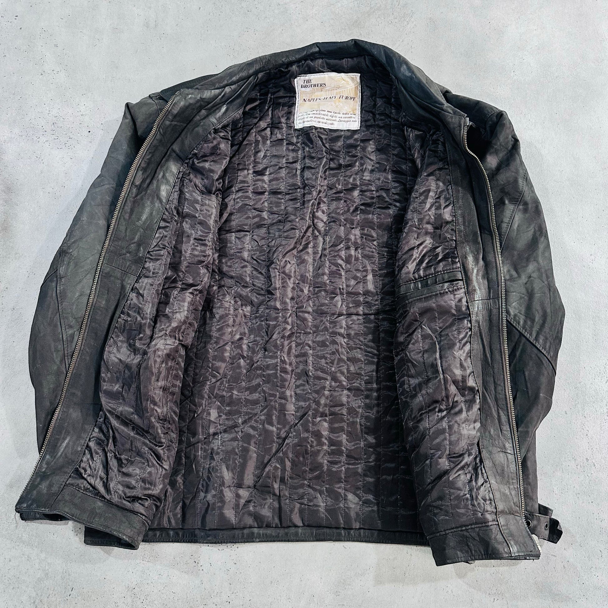 Vintage 70s-90s Italy Retro Leather Jackets