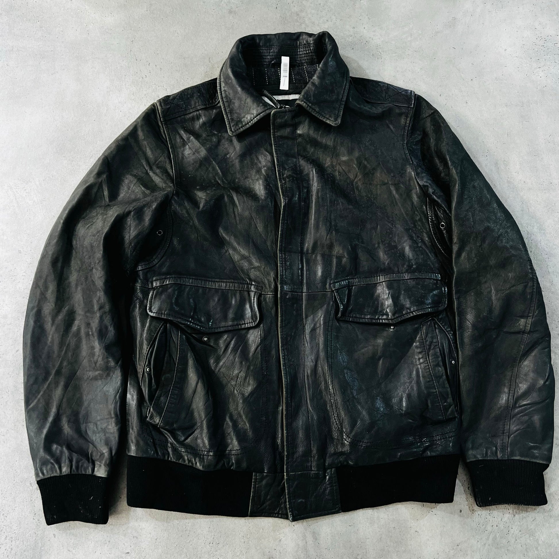 Vintage France Retro Flight Leather Jackets