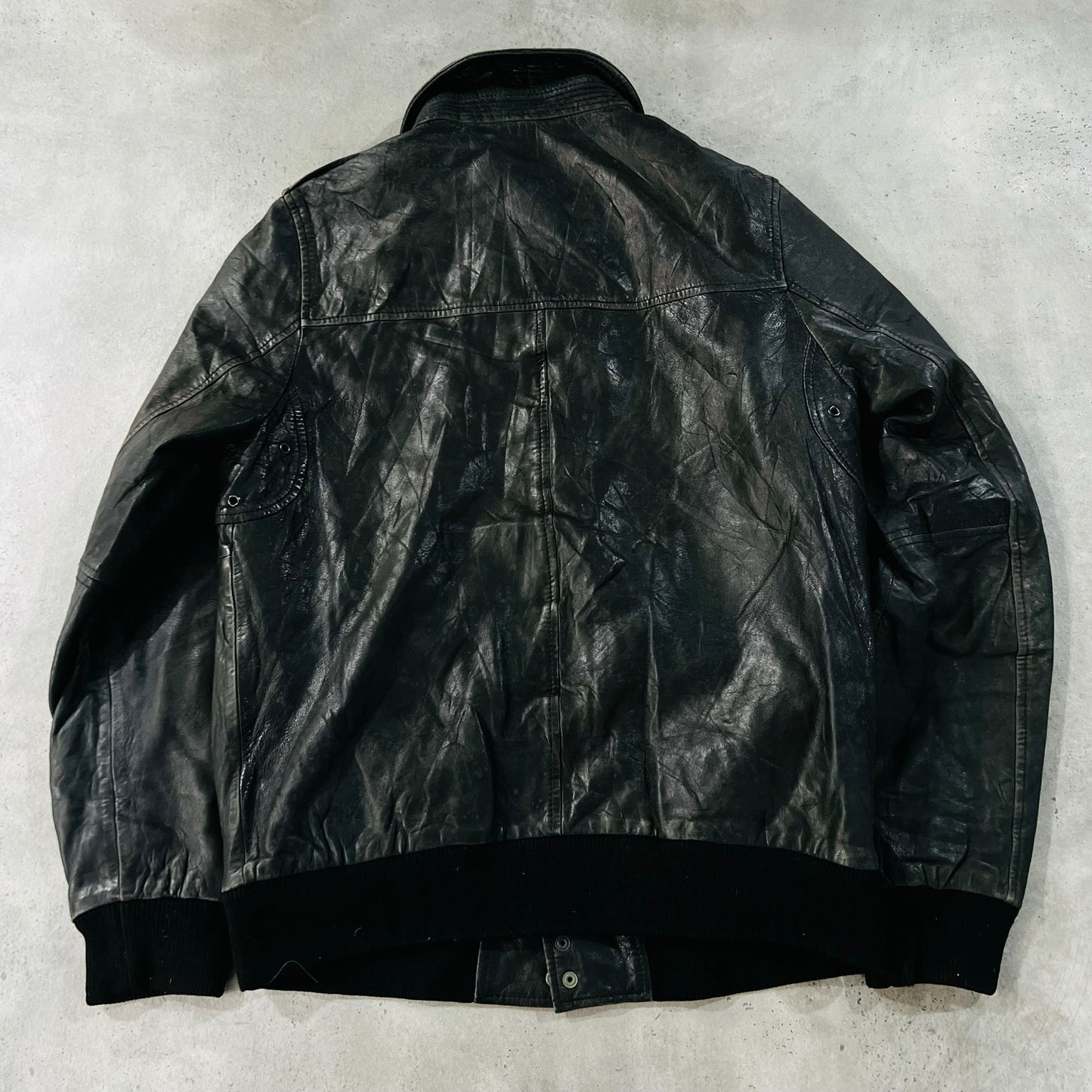 Vintage France Retro Flight Leather Jackets