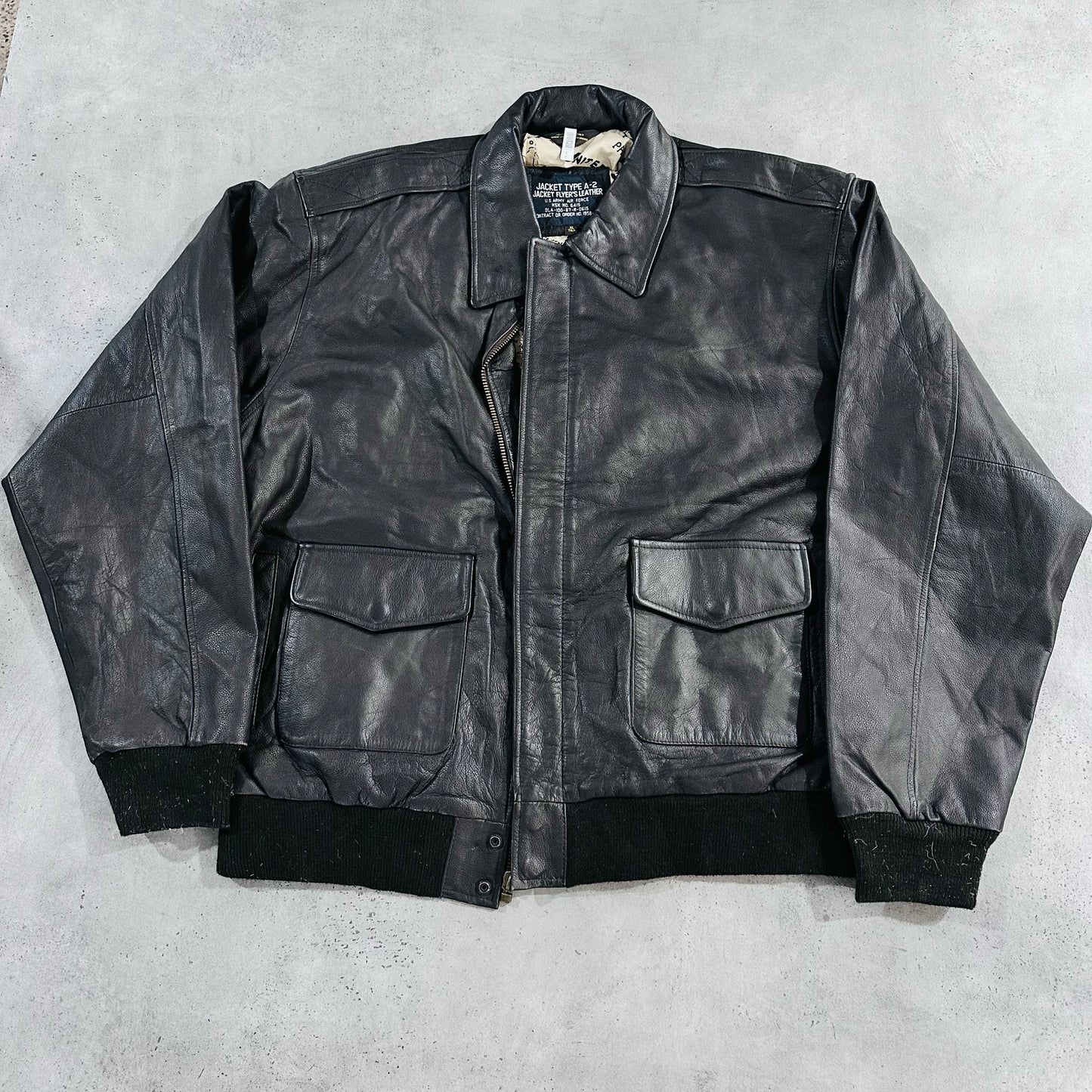 Vintage 70s-90s USA Military A-2 Leather Jackets