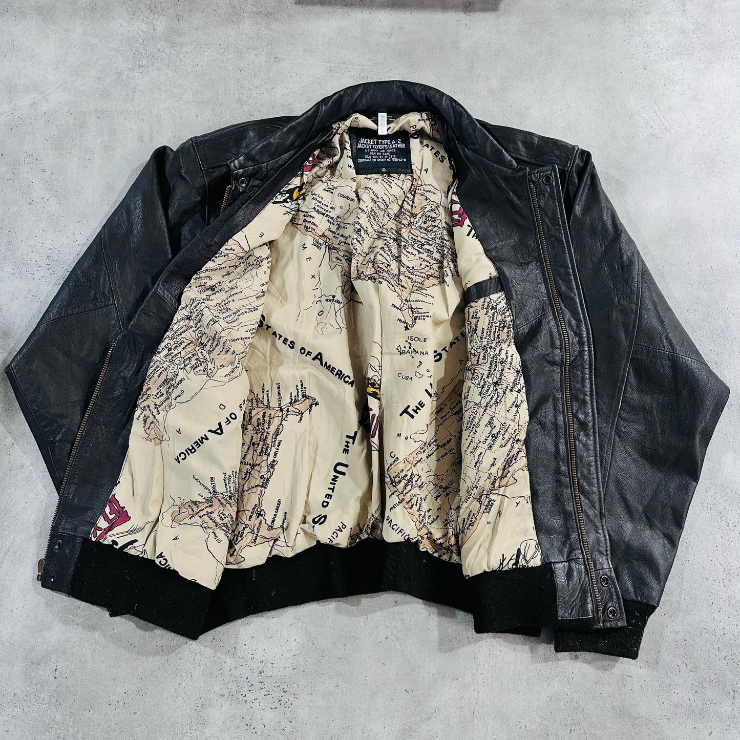 Vintage 70s-90s USA Military A-2 Leather Jackets