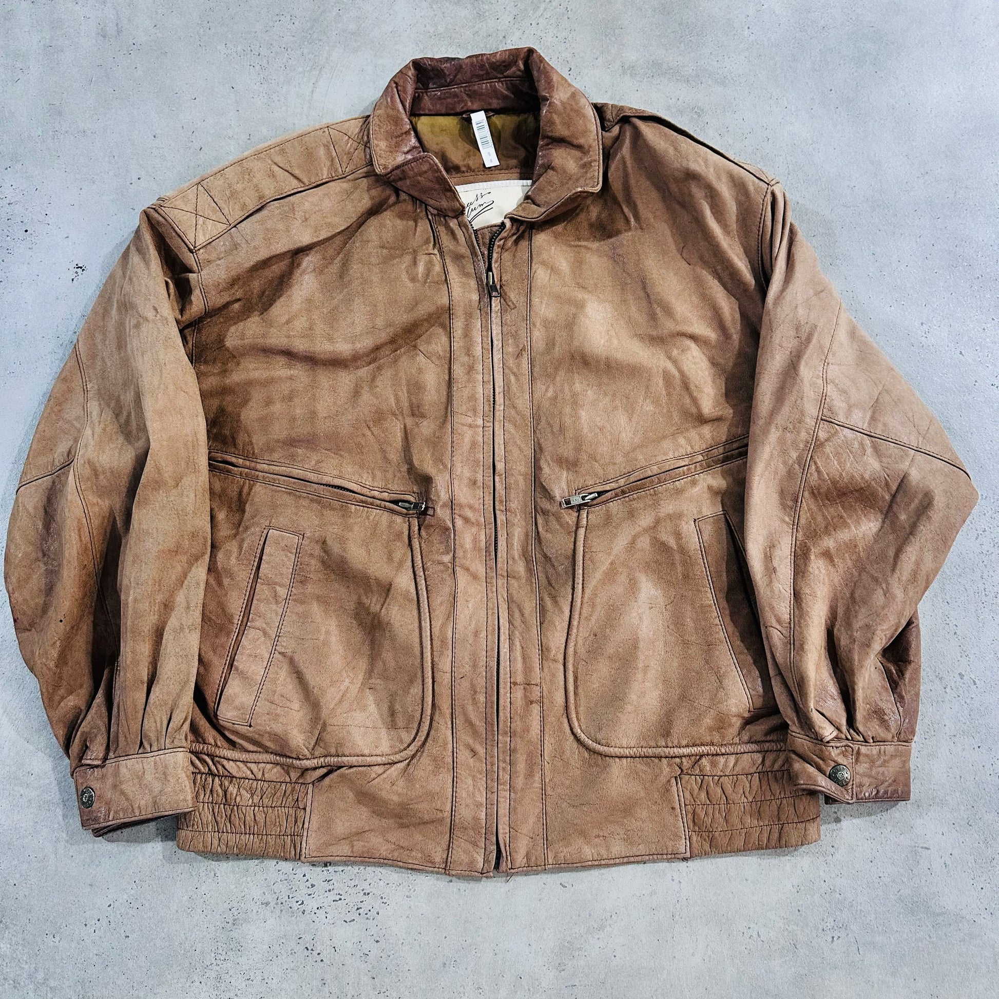 Vintage 70s-90s South Korea Retro Leather Jackets