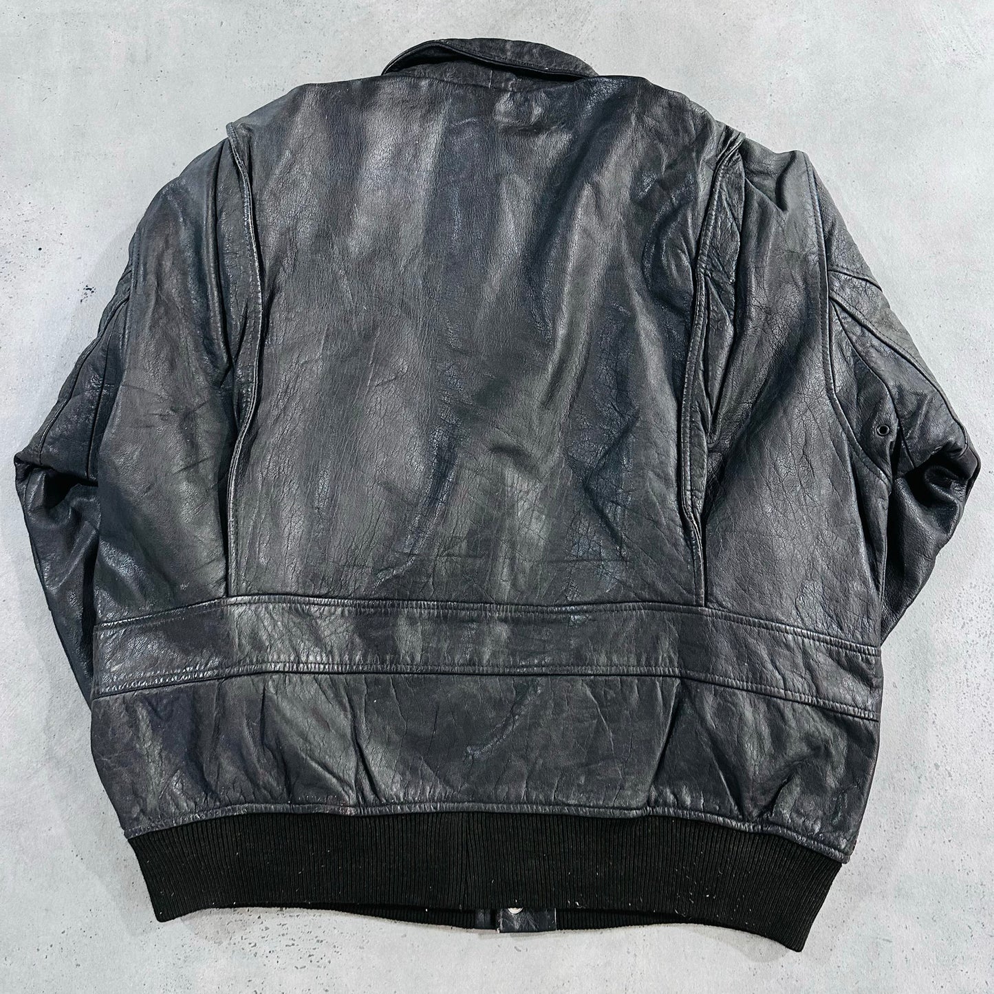 Vintage 70s-90s France Retro Flight Leather Jackets