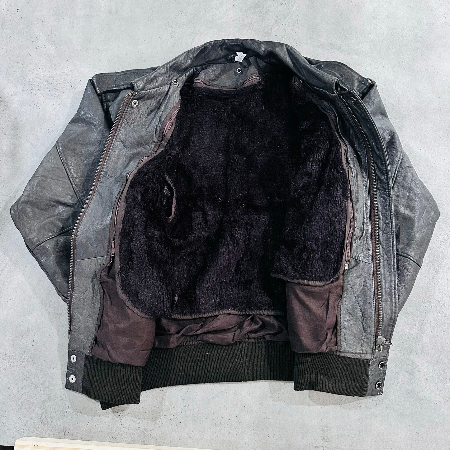 Vintage 70s-90s France Retro Flight Leather Jackets